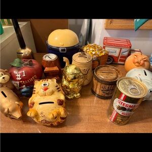 Unique Coin Bank Collection